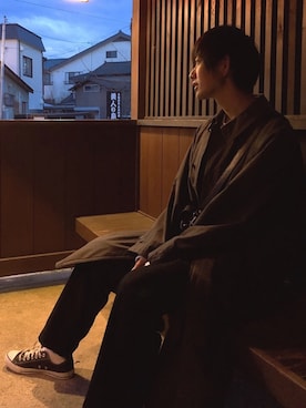 「SANYO（サンヨー）のアイテム」を使った、下記の種さん（メンズ・177cm）の春コーディネート