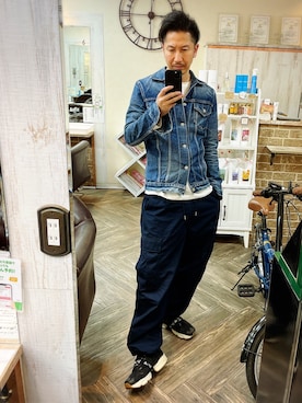 「URBAN RESEARCH（アーバンリサーチ）のアイテム（デニムジャケット）」を使った、ITO-sanさん（メンズ・175cm）の春コーディネート