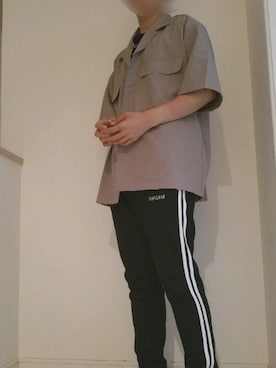 「CONVERSE（コンバース）のアイテム（パンツ）」を使った、たくさん（メンズ・172cm）の夏コーディネート