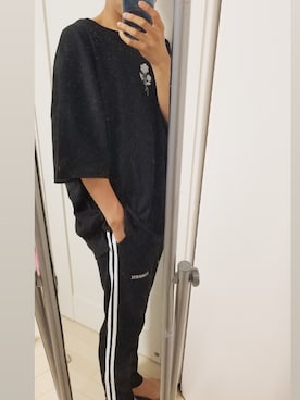 「CONVERSE（コンバース）のアイテム（パンツ）」を使った、たくさん（メンズ・172cm）の夏コーディネート