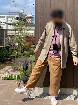 「エアリズム」｜denさん（メンズ・165cm）の春コーディネート