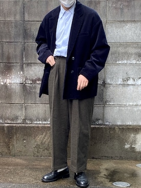 「ミリタリーコーデ」｜「アイテム（セットアップ）」を使った、O.Yさん（メンズ・165cm）の春コーディネート