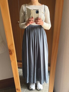 「NIKE（ナイキ）のナイキ RYZ 365 ウィメンズシューズ / スニーカー / NIKE RYZ 365（スニーカー、ホワイト系）」を使った、POCHAさん（レディース・157cm）の春コーディネート