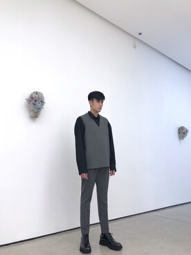 「COS（コス）のアイテム（その他トップス）」を使った、jerrysoさん（メンズ・178cm）の夏コーディネート