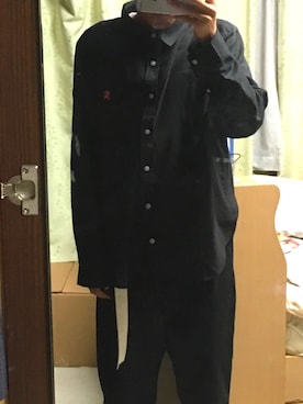 「GIORDANO」｜れい。さん（メンズ・172cm）の秋コーディネート