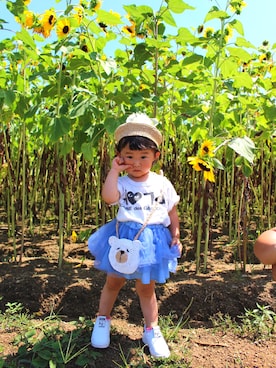 かほさんさん(キッズ・90cm)の夏コーディネート