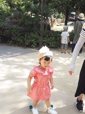 かほさんさん(キッズ・90cm)の夏コーディネート