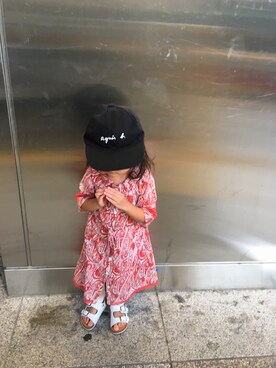 かほさんさん（キッズ・90cm）の秋コーディネート