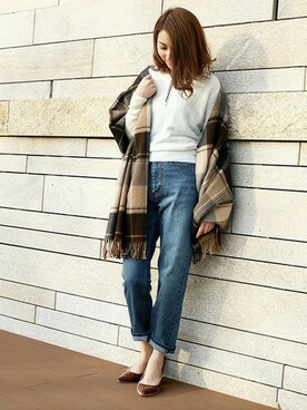 S.さん（レディース・164cm）の冬コーディネート