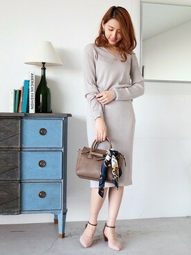 S.さん（レディース・164cm）の冬コーディネート