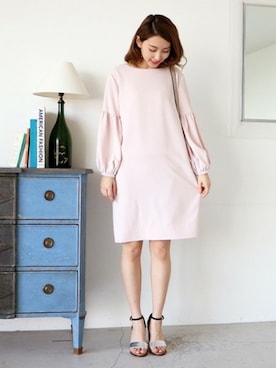 「N.（N. Natural Beauty Basic）（エヌエヌナチュラルビューティーベーシック）のアイテム（ワンピース/ドレス）」を使った、S.さん（レディース・164cm）の春コーディネート