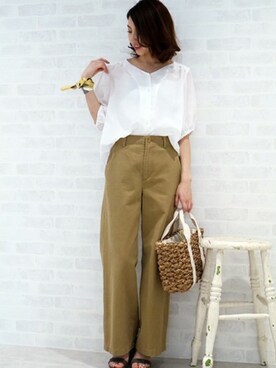 S.さん（レディース・164cm）の夏コーディネート