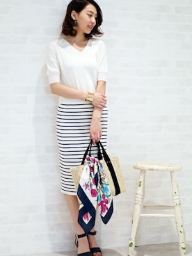 S.さん（レディース・164cm）の夏コーディネート