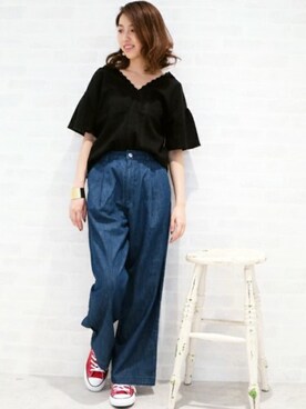 S.さん（レディース・164cm）の夏コーディネート