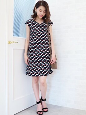 「N.（N. Natural Beauty Basic）（エヌエヌナチュラルビューティーベーシック）のアイテム（ワンピース/ドレス）」を使った、S.さん（レディース・164cm）の夏コーディネート