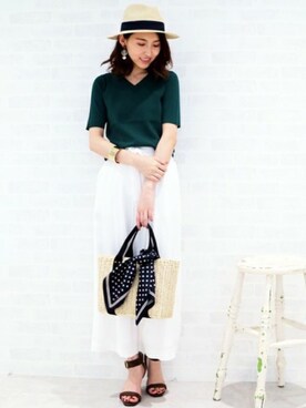 S.さん（レディース・164cm）の夏コーディネート