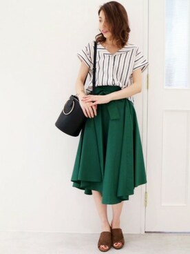 S.さん（レディース・164cm）の夏コーディネート