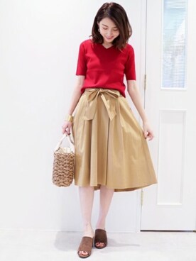 S.さん（レディース・164cm）の夏コーディネート