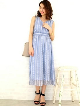 「N.（N. Natural Beauty Basic）（エヌエヌナチュラルビューティーベーシック）のアイテム（ワンピース/ドレス）」を使った、S.さん（レディース・164cm）の夏コーディネート