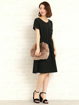 「N.（N. Natural Beauty Basic）（エヌエヌナチュラルビューティーベーシック）のアイテム（ワンピース/ドレス）」を使った、S.さん（レディース・164cm）の秋コーディネート