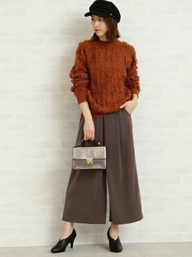 「N.（N. Natural Beauty Basic）（エヌエヌナチュラルビューティーベーシック）のアイテム（ブーティ）」を使った、S.さん（レディース・164cm）の秋コーディネート