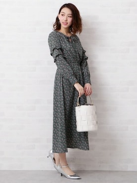 「N.（N. Natural Beauty Basic）（エヌエヌナチュラルビューティーベーシック）のアイテム（ワンピース/ドレス）」を使った、S.さん（レディース・164cm）の冬コーディネート