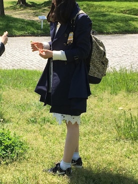 「tocco（トッコ）のアイテム（スカート）」を使った、littemermaidさん（レディース・169cm）の秋コーディネート