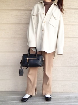 「MARC JACOBS（マークジェイコブス）のアイテム（ハンドバッグ）」を使った、ポンフリー＊*さん（レディース・160cm）の秋コーディネート