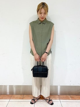 「ボストンバッグ」｜髙木さん（レディース・168cm）の夏コーディネート