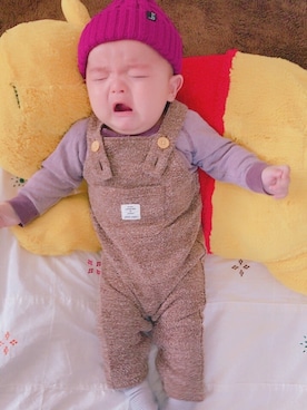 AO✘✘✘NENEさん（キッズ・70cm）の冬コーディネート