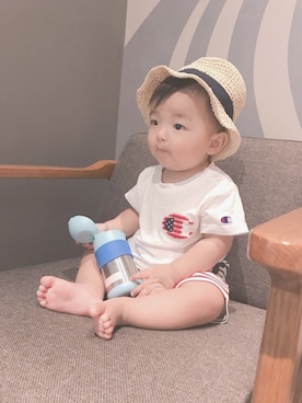 AO✘✘✘NENEさん（キッズ・80cm）の夏コーディネート