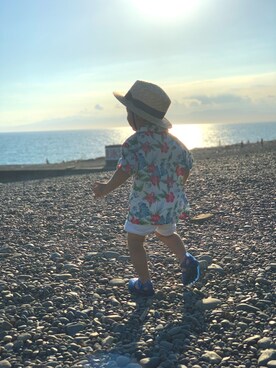 AO✘✘✘NENEさん（キッズ・90cm）の夏コーディネート