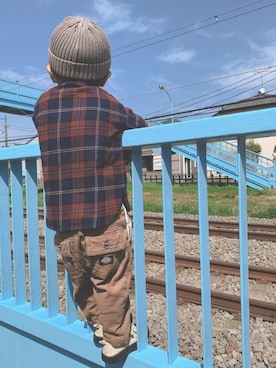 AO✘✘✘NENEさん（キッズ・90cm）の春コーディネート