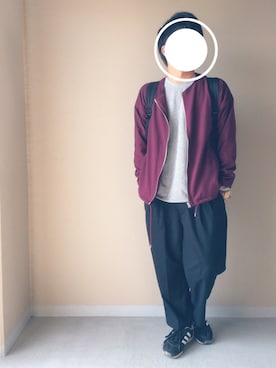 「HVC（エイチブイシー）のアイテム（バッグ）」を使った、Naoさん（メンズ・169cm）の秋コーディネート