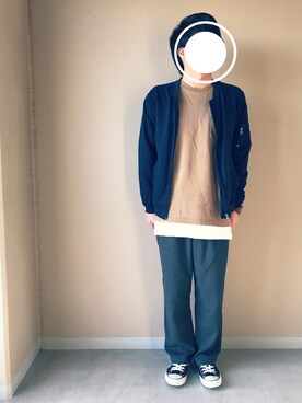 「RAGEBLUE（レイジブルー）のアイテム（ミリタリージャケット）」を使った、Naoさん（メンズ・169cm）の春コーディネート