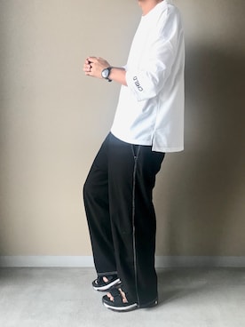 「Micamoda（ミカモダ）のアイテム」を使った、Naoさん（メンズ・170cm）の夏コーディネート
