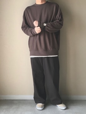 「MAM（マム）のアイテム」を使った、Naoさん（メンズ・170cm）の冬コーディネート