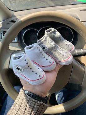 「CONVERSE（コンバース）のアイテム（レッグウェア）」を使った、毛毛さん（メンズ・172cm）の春コーディネート