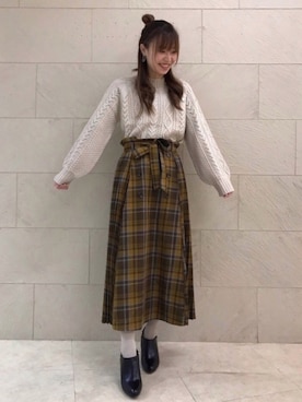 はるなさん（レディース・159cm）の秋コーディネート