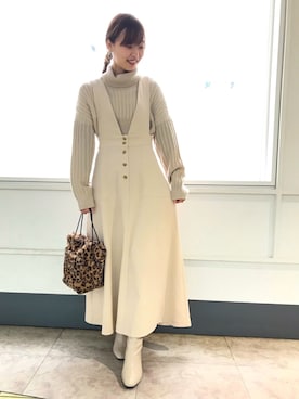 はるなさん(レディース・159cm)の冬コーディネート