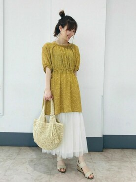 はるなさん（レディース・159cm）の春コーディネート