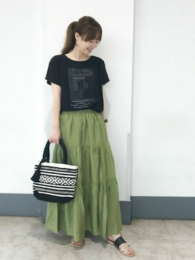 はるなさん（レディース・159cm）の夏コーディネート