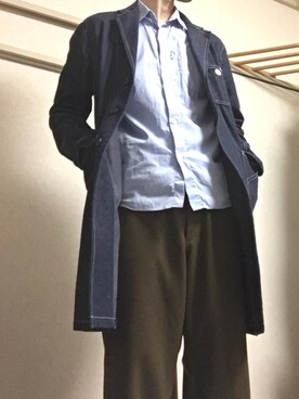 「SCYE BASICS（サイベーシックス）のアイテム（ジャケット/アウター）」を使った、DAIさん（メンズ・175cm）の秋コーディネート