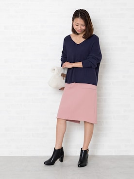 「ファークラッチ」｜「アイテム（ブーツ）」を使った、NBB STAFF03さん（レディース・163cm）の秋コーディネート