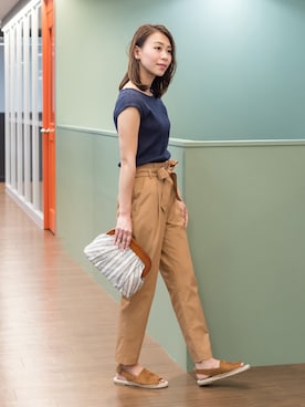 NBB STAFF03さん（レディース・163cm）の春コーディネート