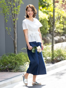 NBB STAFF03さん（レディース・163cm）の夏コーディネート