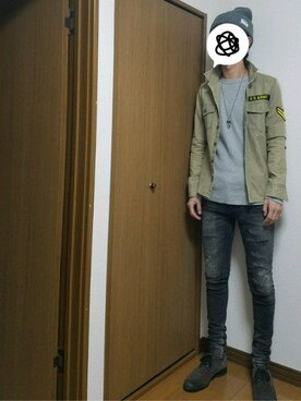 「Utility（ユーティリティー）のアイテム」を使った、yujiさん（メンズ・176cm）の秋コーディネート