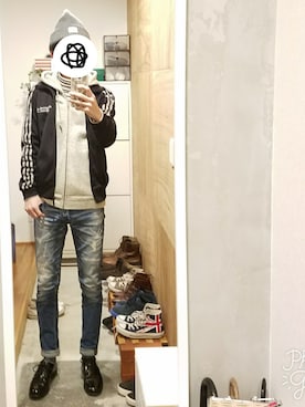 yujiさん（メンズ・176cm）の冬コーディネート