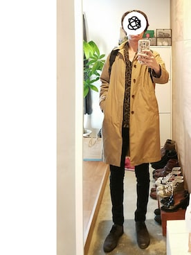 「CABANE de ZUCCa（カバンドズッカ）のアイテム（バッグ）」を使った、yujiさん（メンズ・176cm）の春コーディネート