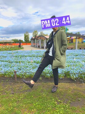 「URBAN RESEARCH（アーバンリサーチ）のアイテム（モッズコート）」を使った、TKさん（メンズ・180cm）の春コーディネート